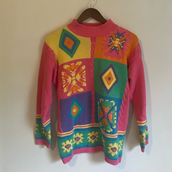 Anthropologie Sweaters - Vintage Pink Cotton Sweater